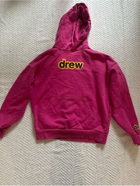 Drew House Pink Logo Hoodie Size M